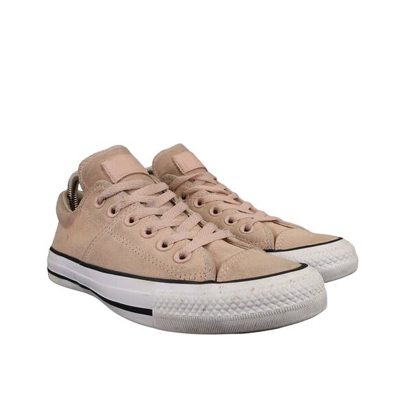 Converse Shoes Womens 7 Sneakers Chuck Taylor All Star Madison Leather Pink Low - Picture 1 of 14